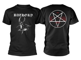 เสื้อยืด พิมพ์ลาย Bathory Goat สําหรับผู้ชาย และผู้หญิง