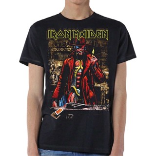 เสื้อยืด พิมพ์ลาย Iron Maiden Somewhere in Time Steve Harris สําหรับผู้ชาย และผู้หญิง