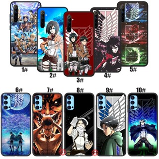 Bo8 เคสโทรศัพท์ซิลิโคน แบบนิ่ม ลาย Attack on Titan Eren สําหรับ OPPO A96 Reno 6 6Z 4Z 7 5G A92S