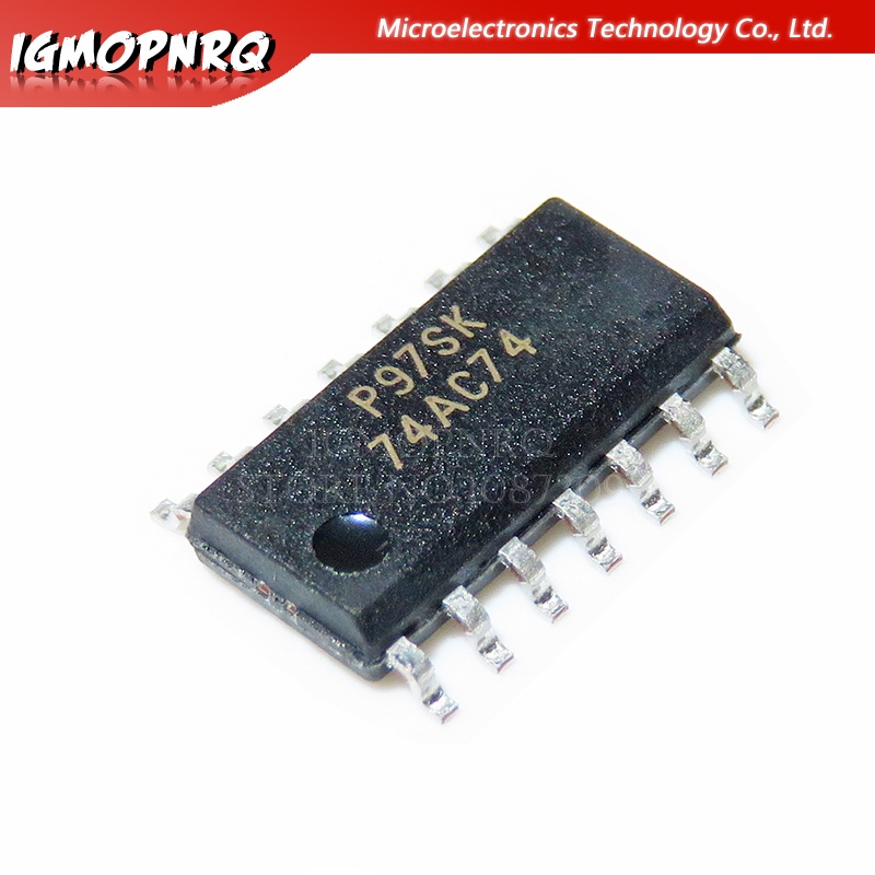 10 ชิ้น 74AC74SC 74AC74 SOP14 แท้