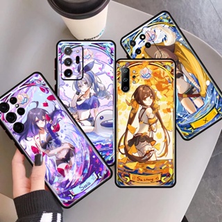 เคสโทรศัพท์มือถือ ซิลิโคนนิ่ม กันรอยกล้อง ลายเกมรางดาว Honkai สําหรับ Samsung Galaxy S10 S10E S10 PLUS S20 S11E S20 FE S20 S11 S21 FE ULTRA PLUS 4G