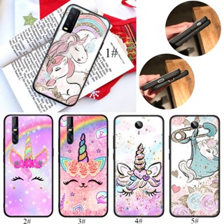 เคสโทรศัพท์มือถือ ลายการ์ตูนยูนิคอร์นน่ารัก สําหรับ VIVO Y21 Y21S Y33S Y66 Y67 Y75 Y79 Y85 Y89 V5 V5S V7 V9 V11 V15 V19 Pro Plus Lite ILL32