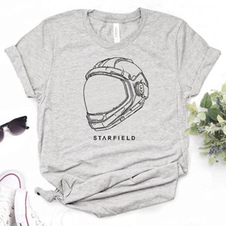 เสื้อยืด พิมพ์ลายการ์ตูน Starfield มังงะตลก สําหรับผู้หญิง