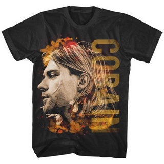 เสื้อยืด พิมพ์ลาย Kurt Cobain Side View Nirvana In Utero Rock สําหรับผู้ชาย และผู้หญิง