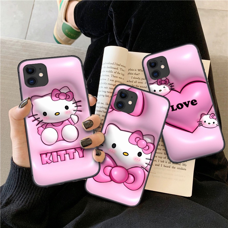 สําหรับVivo V20 Y70 Pro V21 S7 S9 S10 U3 Y73S S7E Y73 2021 V21E 4G soft Case TY28 3D hello kitty