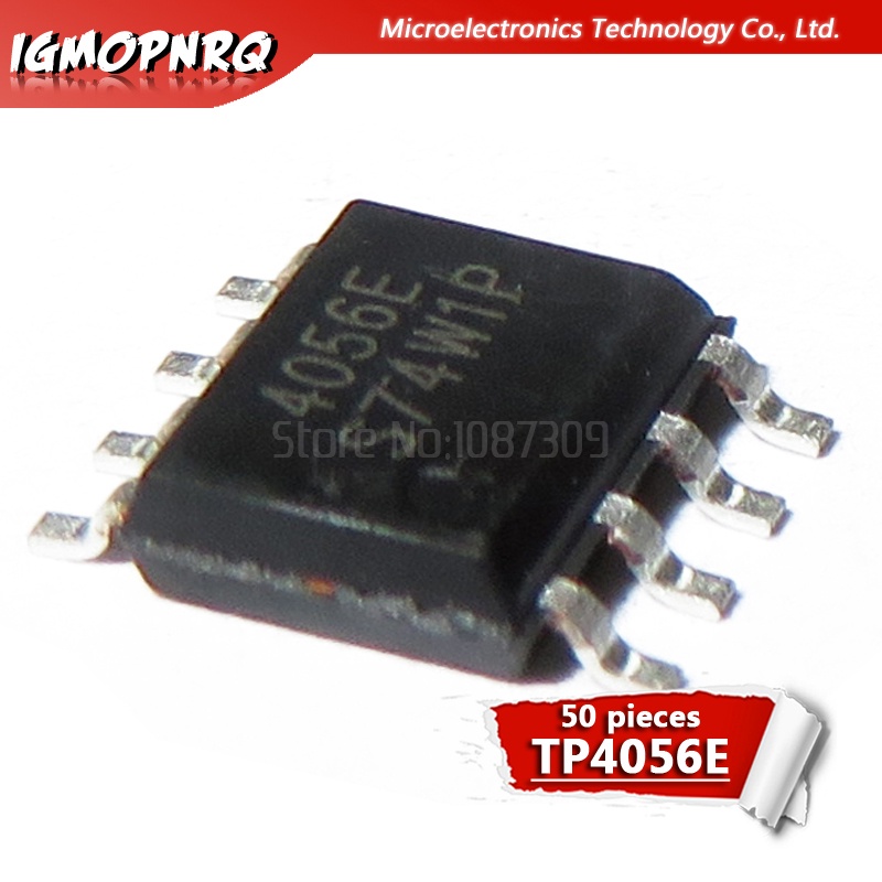 ใหม่ แท้ ที่ชาร์จแบตเตอรี่ลิเธียมไอออน TP4056E TP4056 SOP8 1A 50 ชิ้น