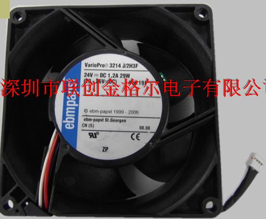 YY Original พัดลมนําเข้า 4 สาย 3214J/2H3F 3214J/2HP 24V 1.2A 29W