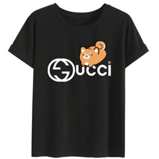 ใหม่ Gucc เสื้อยืดลําลอง แฟชั่นสําหรับผู้ชาย และผู้หญิง