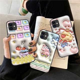 เคสโทรศัพท์มือถือแบบนิ่ม ลายการ์ตูนสพันจ์บ็อบ 3D TY7 สําหรับ Vivo Y30 Y50 Y31 Y51 Y53 Y55 Y55s Y69 Y71 Y81 Y81s Y91C Y95 Y93 Y91