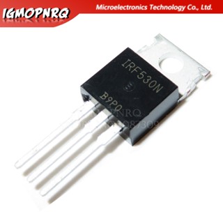 ทรานซิสเตอร์มอสเฟต IRF530N IRF530 IRF530NPBF 100V 17A 90mOhm 24.7nC TO-220 10 ชิ้น
