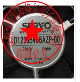 BH พัดลมนําเข้าจากญี่ปุ่นแท้ D1238B48BAZP00 DC48V0.56A