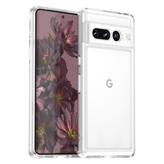 เคสโทรศัพท์มือถือซิลิโคน TPU นิ่ม แบบใส กันกระแทก สีแคนดี้ สําหรับ Google Pixel 7 Pro 7a 6a