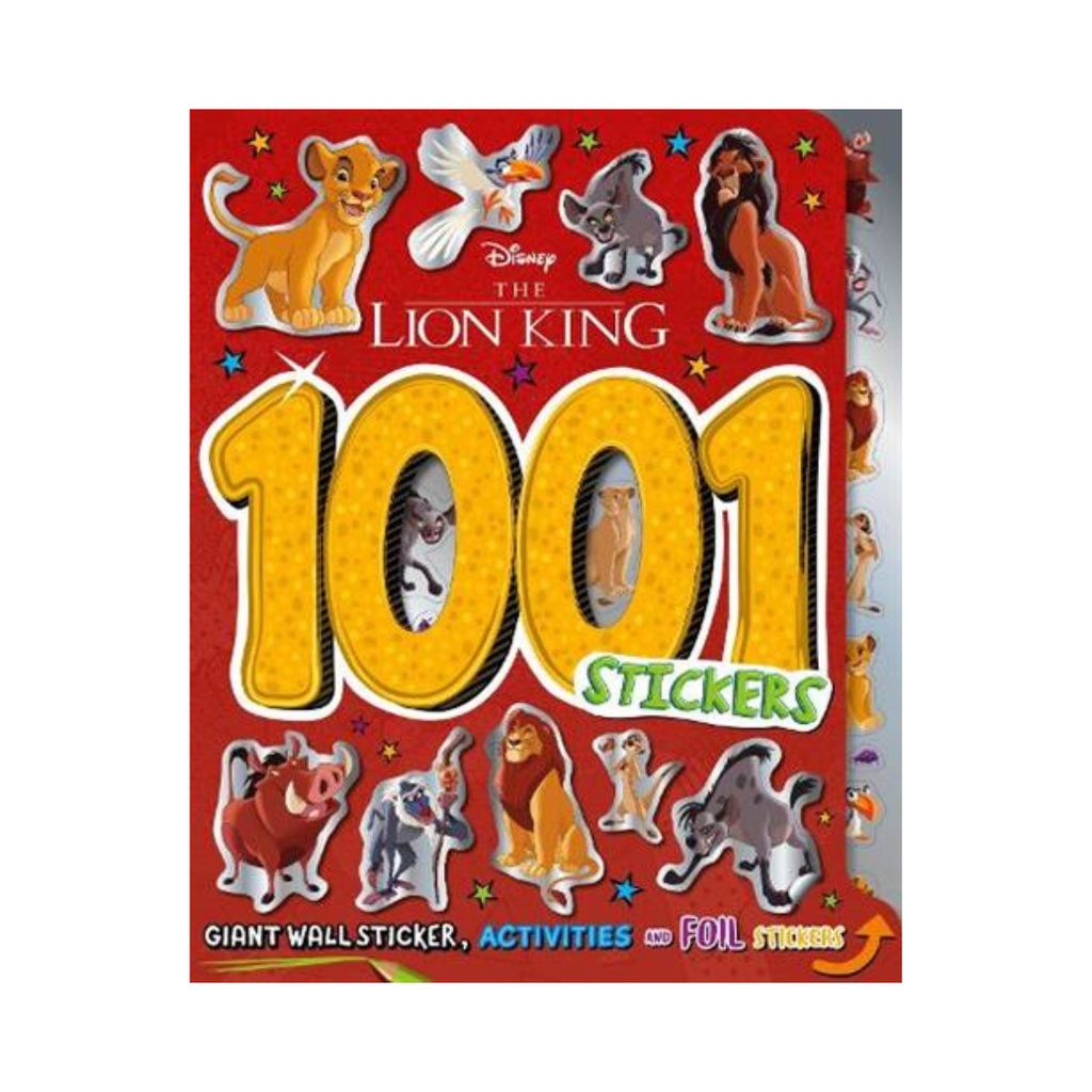 หนังสือสติ๊กเกอร์ Disney The Lion King 1001 พร้อมกิจกรรมสติ๊กเกอร์ Colouring & ฟอยล์สําหรับเด็ก