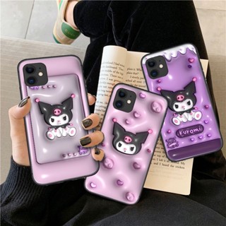 เคสโทรศัพท์มือถือแบบนิ่ม ลายการ์ตูนคุโรมิ 3D TY29 สําหรับ OPPO A12 A12E A15 A15S A16 A16S A54S A1K A37 Neo 9 A39 A3S A5