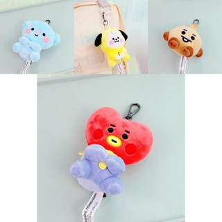 พวงกุญแจ จี้ตุ๊กตา BTS KPOP BT21 แบบนิ่ม TATA CHIMMY COOKY