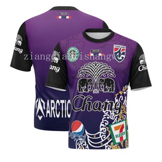 [พร้อมส่ง] เสื้อยืดลําลอง แขนสั้น พิมพ์ลาย 3D Chang Art Jersey 2023