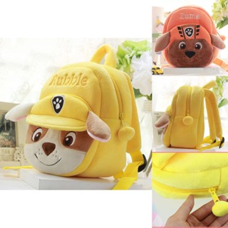 Paw Plush Patrol กระเป๋าเป้สะพายหลัง กระเป๋านักเรียน แบบนิ่ม สําหรับเด็ก