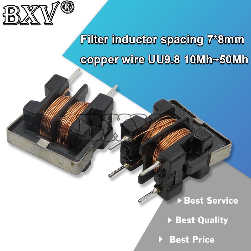สําหรับกรองเหนี่ยวนํา Pitch 7*8 มม.ลวดทองแดง UU9.8 UF9.8 โหมดทั่วไป Choke Inductor Hjxrhgal 10mH 20m