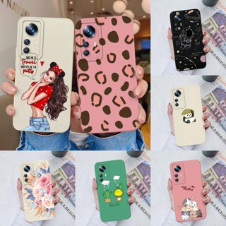 เคสโทรศัพท์มือถือ ซิลิโคน ผิวด้าน บางมาก ลายการ์ตูนเด็กผู้หญิงสุดเท่ สําหรับ Xiaomi 12 12X 12S 12X 12 X 12S 12 S