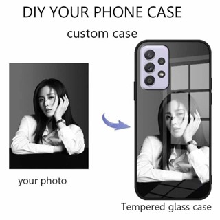 เคสโทรศัพท์มือถือแบบแก้ว ลายสั่งทํา DIY สําหรับ OPPO Reno 10 10pro 8T A78 A58 A17 A17k A98 A57 A77 A77s A54 A55 A95 A74 A53 A16 A16s A52 A92