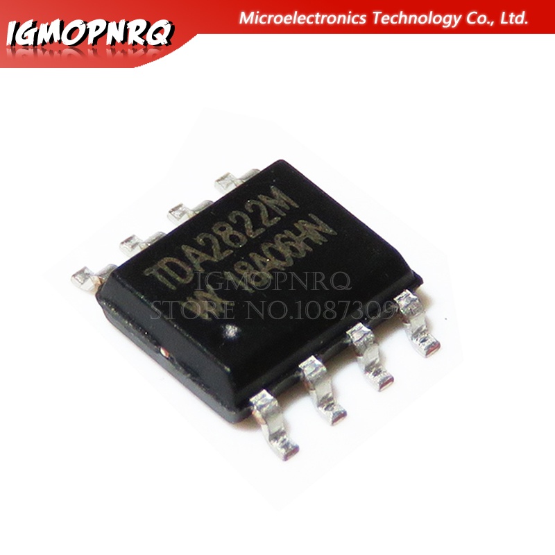 10PCS TDA2822M SOP8 TDA2822 SOP SMD 2282M SOP8 ใหม่และ IC