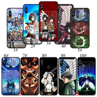 Bo8 เคสโทรศัพท์ซิลิโคน แบบนิ่ม ลาย Attack on Titan Eren สําหรับ Redmi 5Plus 9 9A 10A 9C 9T