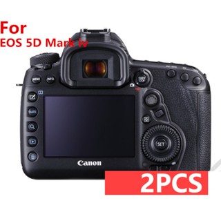 2 ชิ้น ฟิล์มกันรอยหน้าจอกล้อง สําหรับ For Canon EOS 5D Mark IV 5D4