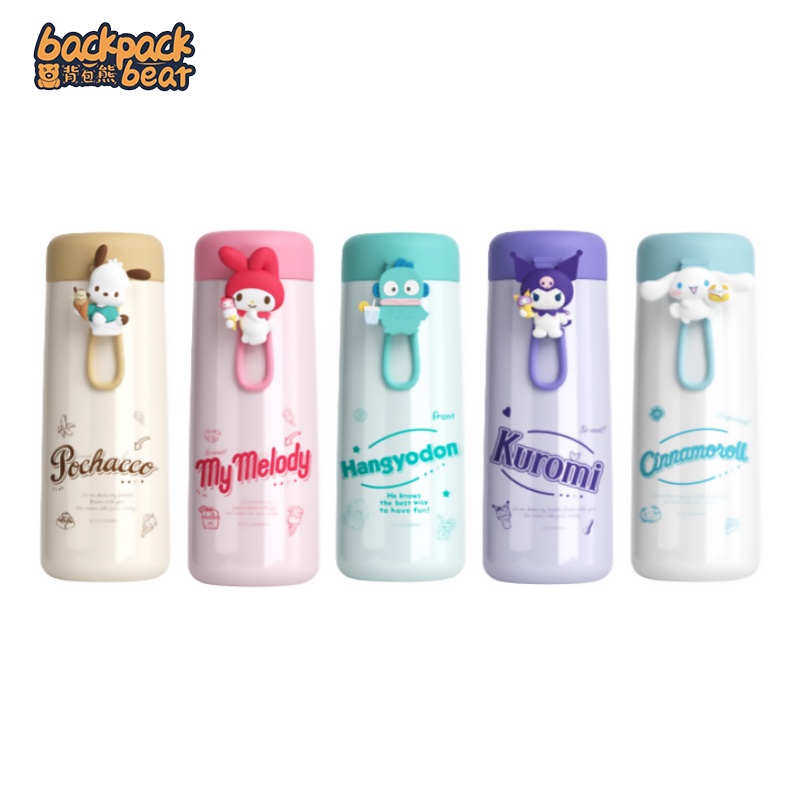 Backpack Bear แก้วน้ําสเตนเลส ทนทาน แบบพกพา 6-12 ชั่วโมง สําหรับบ้าน และนอกบ้าน