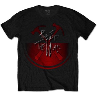 เสื้อยืด พิมพ์ลายโลโก้ Floyd The Wall Roger Waters Rock สีชมพู สําหรับผู้ชาย และผู้หญิง