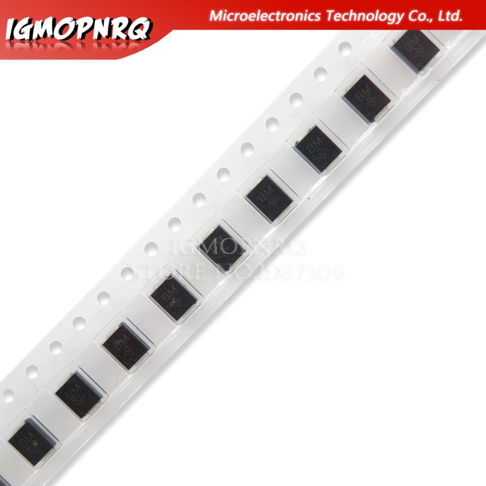 20PCS SMD TVS ไดโอด SMBJ15CA BM SMBJ15CA-E3/52 600W 15V การปราบทิศทางแบบสองทิศทาง SMB DO-214AA