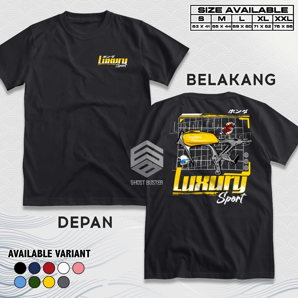 เสื้อยืด ลาย Honda Gank CB GL MP GBA3795 หรูหรา สําหรับแข่งรถจักรยานยนต์