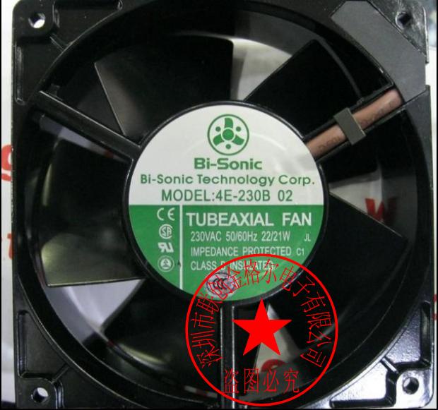 BH พัดลมทนความร้อนไต้หวันดั้งเดิม 4E-230B 02 4E-230HB 230V 4E-230B 120*120*38