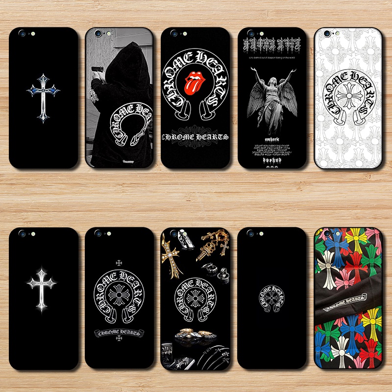 เคสสําหรับ iPhone 6 6s Plus Chrome Hearts เคสโทรศัพท ์ มือถือเคสนิ ่ ม