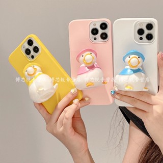 เคสมือถือ แบบนิ่ม ลายการ์ตูนเป็ด กันกระแทก สําหรับ OPPO Reno8T Reno7pro reno6 7z 5 A52 A72 A92 A53 A32 A78 A7 A9 2020 A5 2020 A31, F11, F9 / F9pro, R17