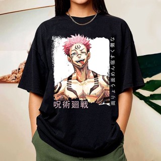 เสื้อยืด ลายการ์ตูนอนิเมะ Itadori Sukuna สําหรับผู้ชาย และผู้หญิง