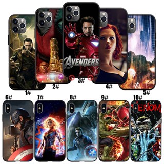 Bo60 เคสโทรศัพท์มือถือ ซิลิโคนนุ่ม ลายมาร์เวล อเวนเจอร์ สําหรับ iPhone XS 13 Pro Max Mini