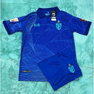 ชุดบอล ทีมชาติไทย NEW_THAILAND ปี2022/23 แขนสั้น คอปก ได้ทั้…