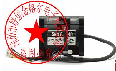 YY ต้นฉบับญี่ปุ่น 4 ซม.DC12V super-violeent supercharged พัดลม 9CRA0412P4K10 9CRA0412P4J06 9CRA0412P