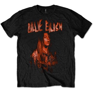 เสื้อยืด พิมพ์ลายโลโก้ Billie Eilish Spooky สําหรับผู้ชาย และผู้หญิง