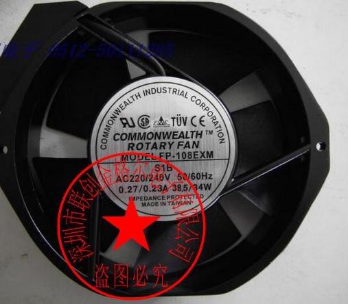 และแท้ 172 "150" 38 พัดลม FP-108EXM-220V FP-108EXM-S1B 110V-120V 0.4A FP-108EXM-110V