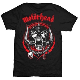 เสื้อยืด พิมพ์ลาย Motorhead Voltage Warpig Lemmy Kilmister Rock สําหรับผู้ชาย และผู้หญิง