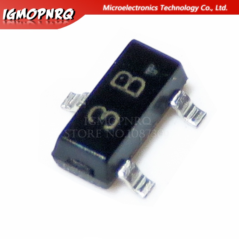 100 ชิ้น BC856B BC856 SOT-23 ทรานซิสเตอร์ 3B ใหม่