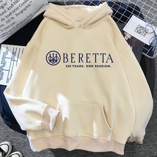 Beretta Weapons เสื้อวอร์ม มีฮู้ด ลายการ์ตูนอนิเมะกราฟฟิค 90s สําหรับผู้หญิง