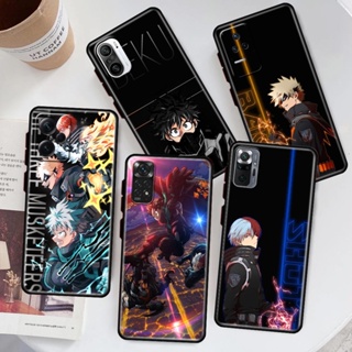 เคสซิลิโคนนิ่ม ลายอนิเมะ My Hero Academia ป้องกันกล้อง สําหรับ Xiaomi Redmi 9C NFC 9A 9T 10 4G