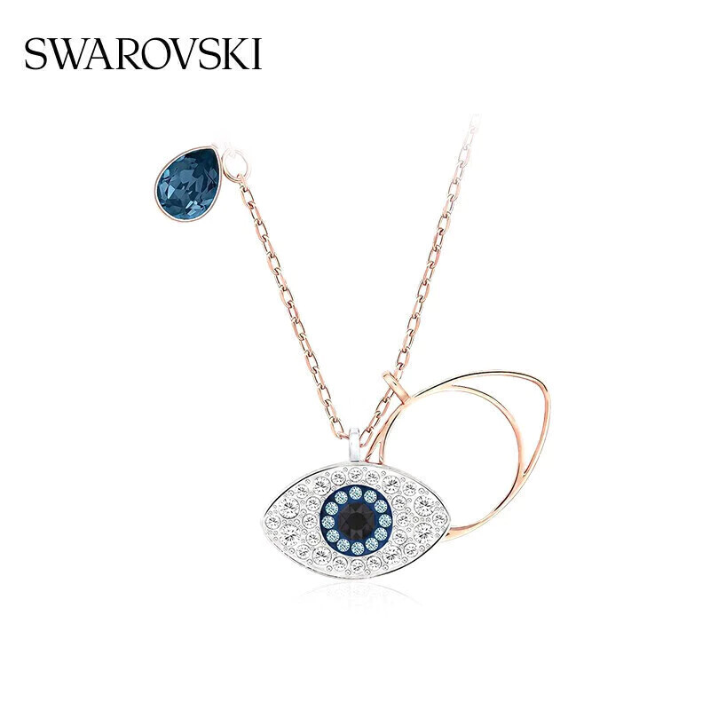 ของแท้100% Swarovsk สร้อยคอ แท้ สวารอฟสกี้ Symbolic Blue eyes