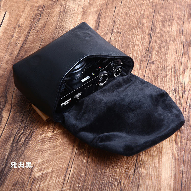 ใช้ได้กับ Leica D-LUX8 กระเป๋ากล้องกระเป๋าด้านในแบบพกพา Leica D7 D8 กระเป๋าหนังป้องกัน D-LUX7