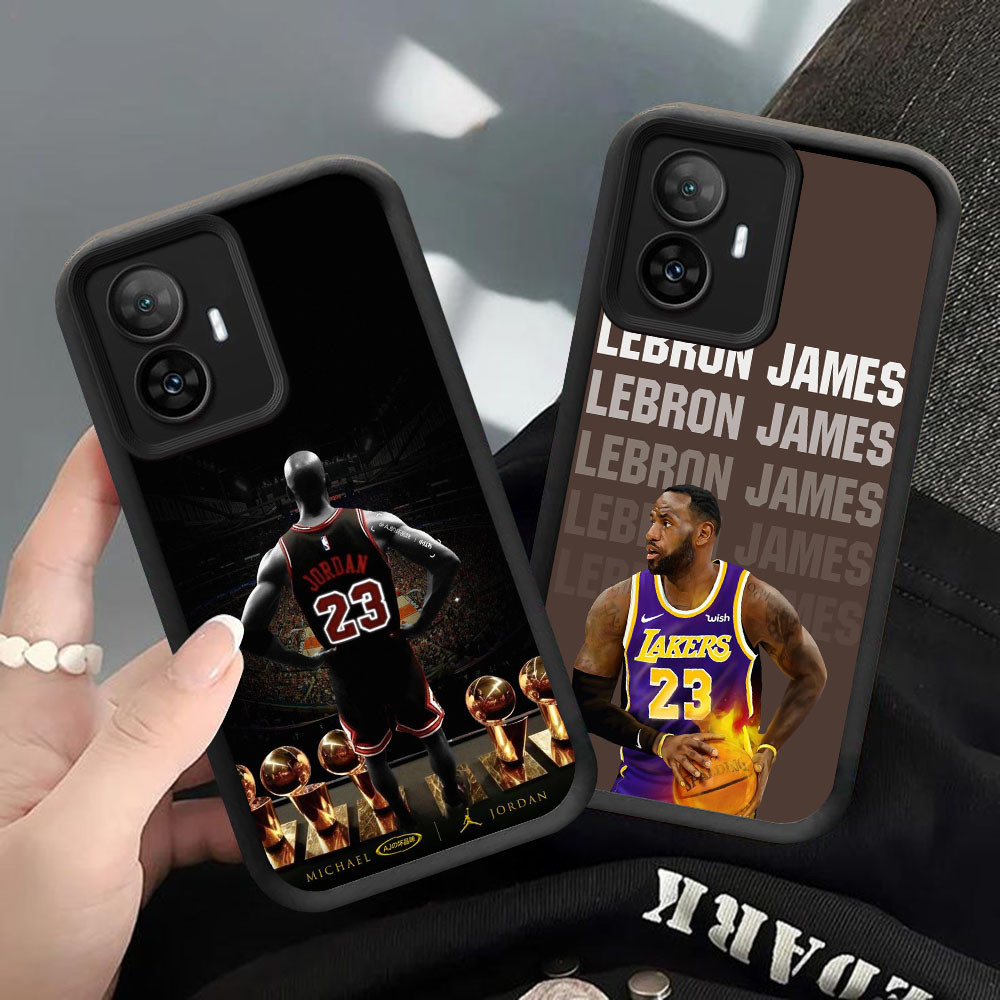 CK-19 Kobe James Jordan หรูหราซิลิโคนสําหรับ OPPO F25 Reno 10 11 11F Realme 12 13 C55 C67 Narzo N55 