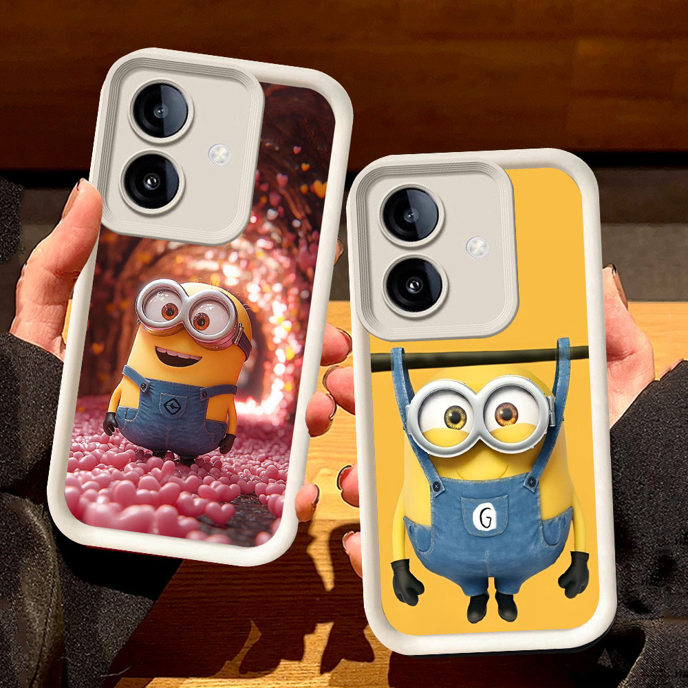 ปลอกสีขาวสําหรับ OPPO A3 A79 A3X A5 A5I Pro A5X 5G S93 Minions