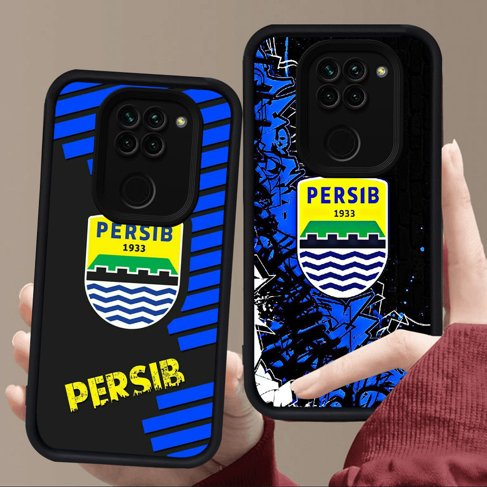 E21 Football Club Persib Casing สําหรับซิลิโคนสีดํา Xiaomi Redmi Note 8 9S 9 Pro Max