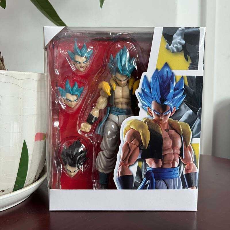 Dragon Ball Super Broly Son Goku SHF Super Saiyan Super Blue Gogeta Action Figure ของเล่น Action Fig